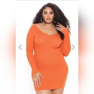 LOT! 2 2x sweater mini dress